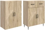 vidaXL Σέτ Ντουλαπιών 2 pcs Sonoma Δρυς 66 x 34,5 x 89,5 εκ