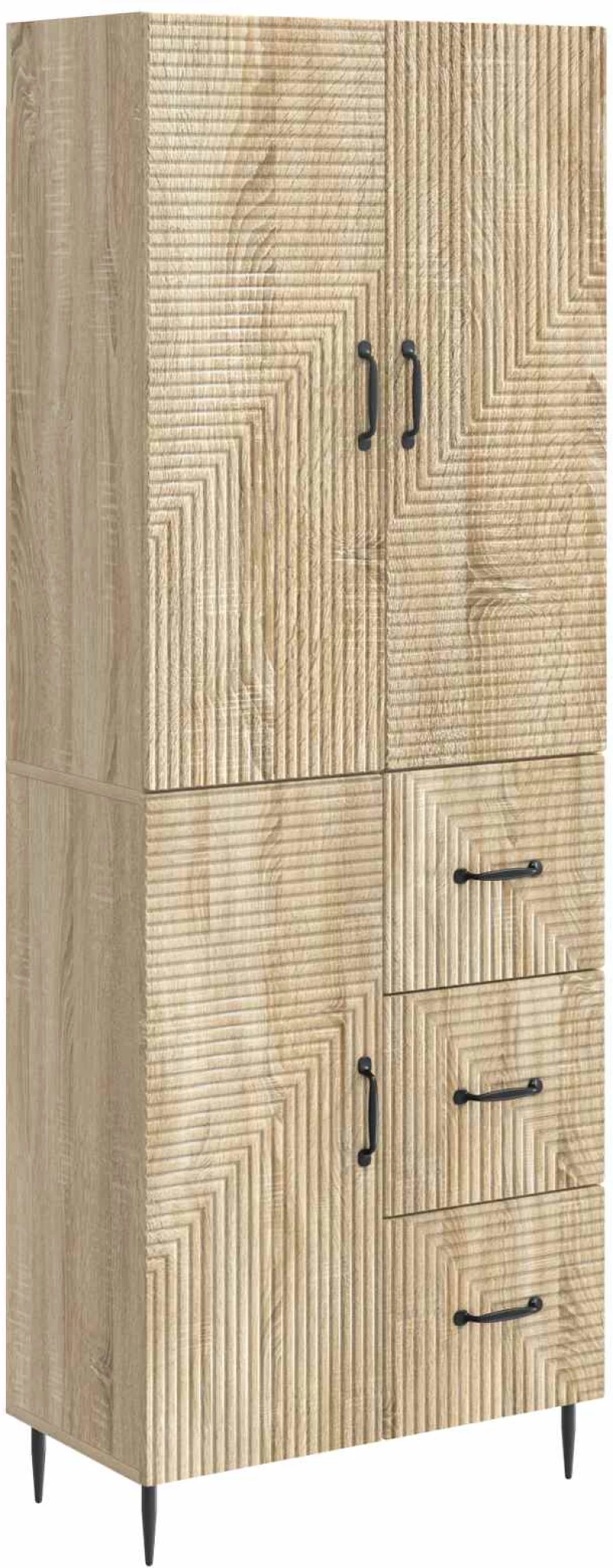 vidaXL Σέτ Ντουλαπιών 2 pcs Sonoma Δρυς 66 x 34,5 x 89,5 εκ