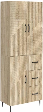 vidaXL Σέτ Ντουλαπιών 2 pcs Sonoma Δρυς 66 x 34,5 x 89,5 εκ