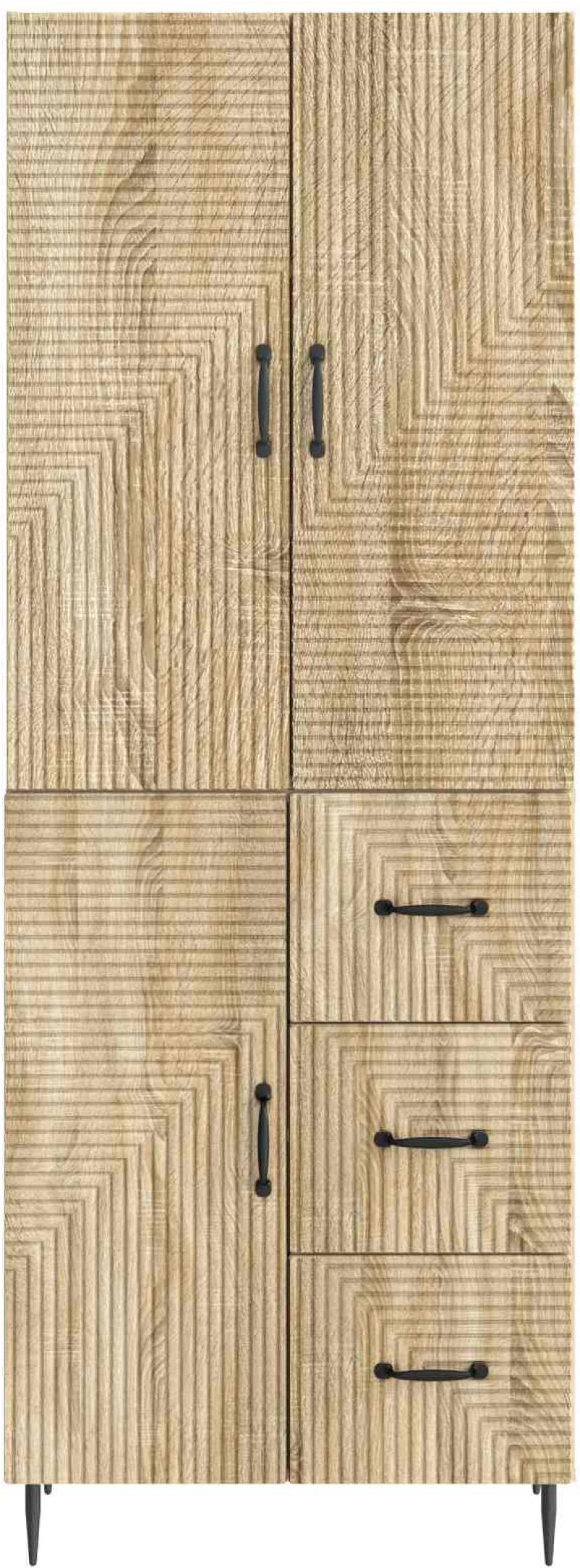 vidaXL Σέτ Ντουλαπιών 2 pcs Sonoma Δρυς 66 x 34,5 x 89,5 εκ