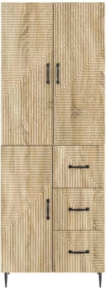 vidaXL Σέτ Ντουλαπιών 2 pcs Sonoma Δρυς 66 x 34,5 x 89,5 εκ
