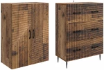 vidaXL Σέτ Ντουλαπιών 2 pcs Παλαιωμένο ξύλο 66 x 34,5 x 90 εκ