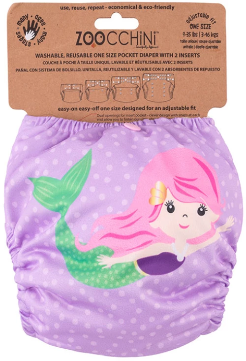 Zoocchini Πλενόμενη Πάνα Γοργόνα
