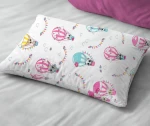 Μαξιλαροθήκη Παιδική 50x70 The Floating Zoo 597 White-Pink Dimcol