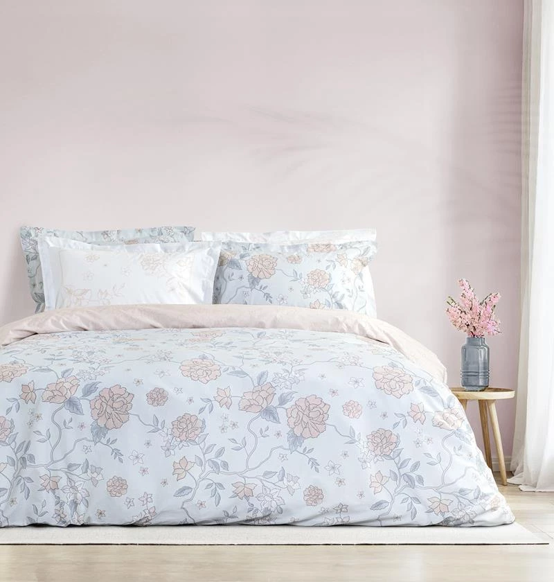 Σετ Σεντόνια Μονά (100x200+32) με Λάστιχο Floral Dream βαμβακερά nima