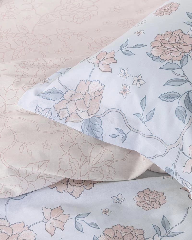 Σετ Σεντόνια Μονά (100x200+32) με Λάστιχο Floral Dream βαμβακερά nima