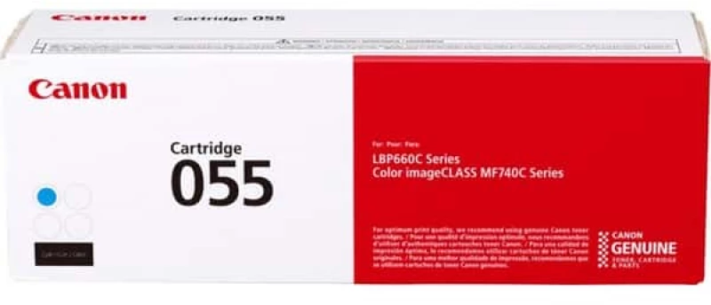 Canon 055 Toner Laser Εκτυπωτή Κυανό High Yield 2100 Σελίδων (3015C002)