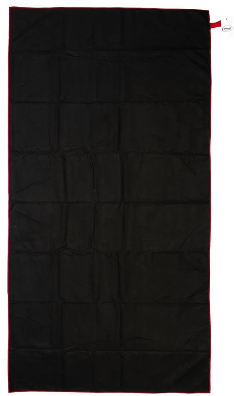Πετσέτα Γυμναστηρίου Quick Dry 50x80 Black-Bordeaux 90/10 Polyester/Polyamide - -