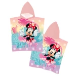 Παιδικό πόντσο Microfiber Minnie Ροζ 55 x 110 cm Ροζ 55 x 110 cm