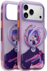 Θήκη iPhone 17 Pro Torras Ostand Q3 Air GAWX Limited Neon Night Muse