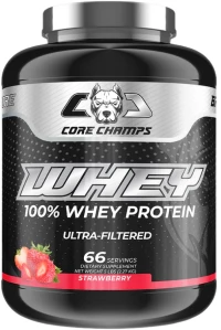 Core Champs by Kai Greene Whey Protein | 100% Ultra Filtered Whey [2270 Γραμμάρια] Φράουλα