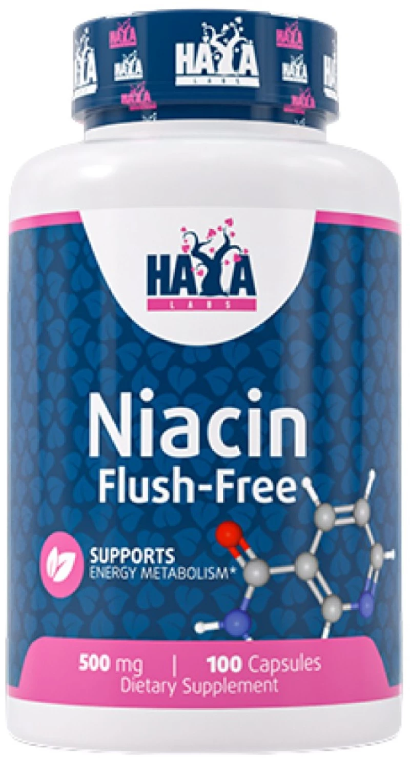 Haya Labs Niacinamide / Vitamin B-3 Flush Free 500 mg [100 Κάψουλες]