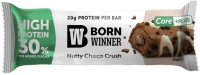 Born Winner Core PLUS 30% High Protein Bar [65 Γραμμάρια] Σοκολάτα με καρύδα