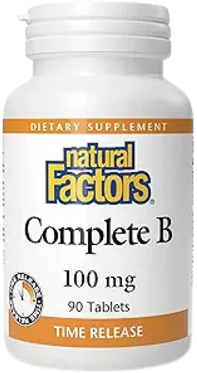 Natural Factors Complete B 100 mg [60 Ταμπλέτες]