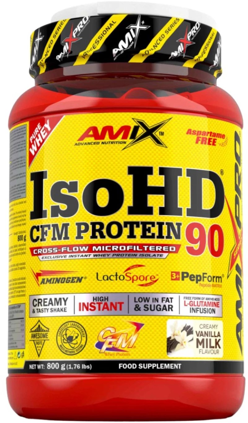 AMIX Nutrition AmixPro® Iso HD CFM Protein 90 [800 Γραμμάρια] Γάλα με βανίλια