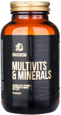 Grassberg Multivits & Minerals [90 Softgels]