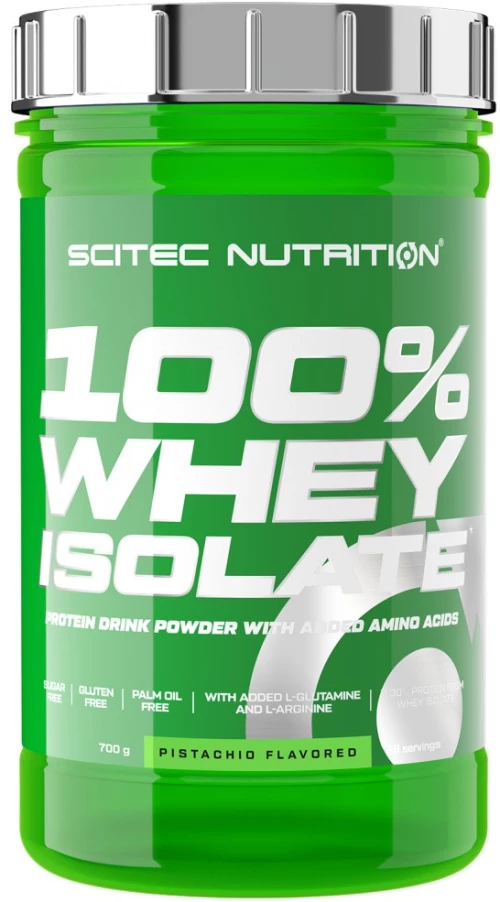 Scitec Nutrition 100% Whey Isolate [700 Γραμμάρια] Φιστίκια Αιγίνης