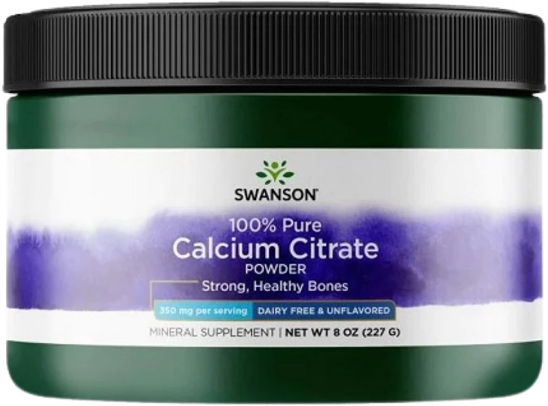 Swanson Calcium Citrate Powder [227 Γραμμάρια]
