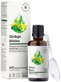 Aura Herbals Ginkgo Biloba Liquid Extract 50:1 45 mg [50 ml]