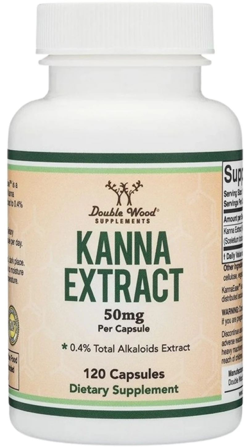 Double Wood Supplements Kanna Extract 50 mg [120 Κάψουλες]