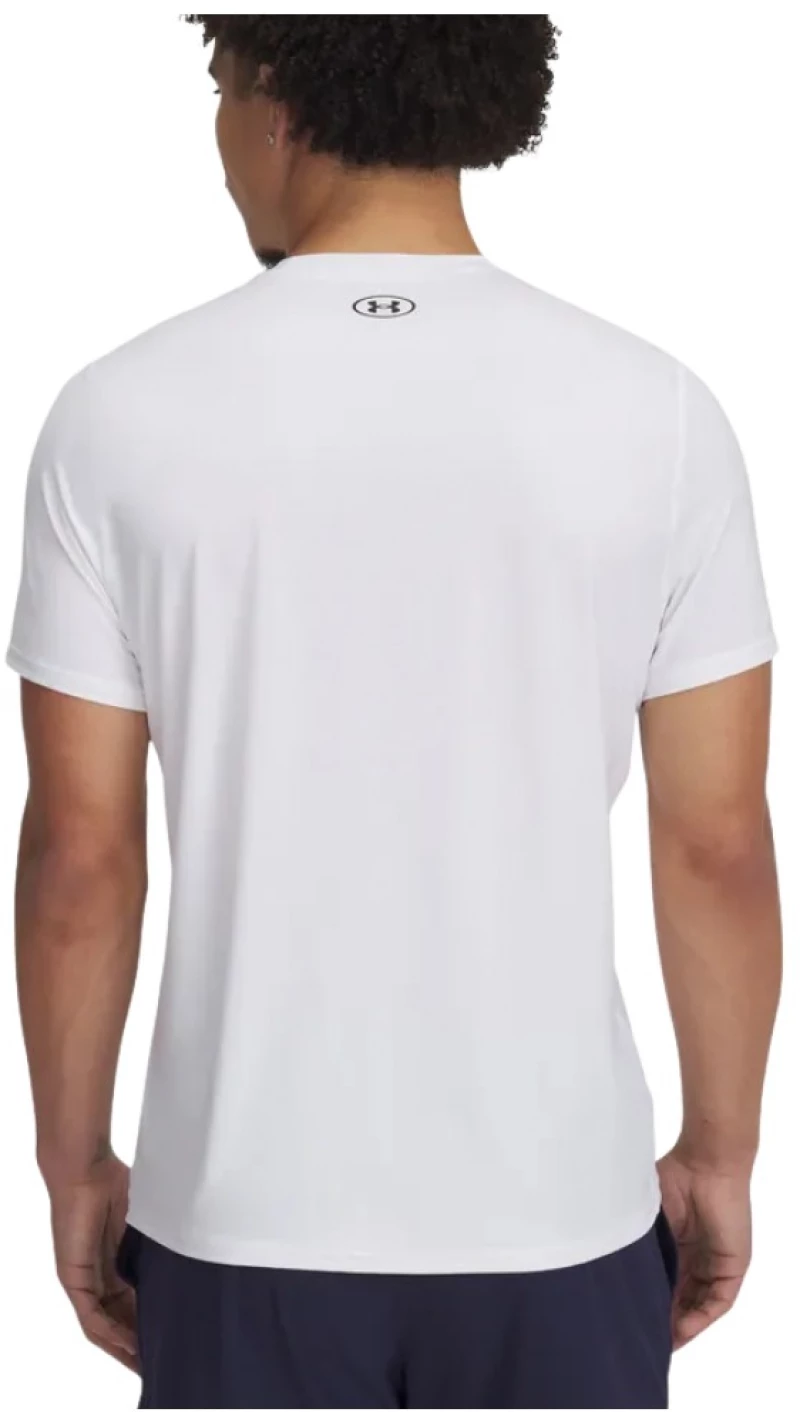 Under Armour Men's UA Heatgear Fitted SS T-Shirt Λευκό, L