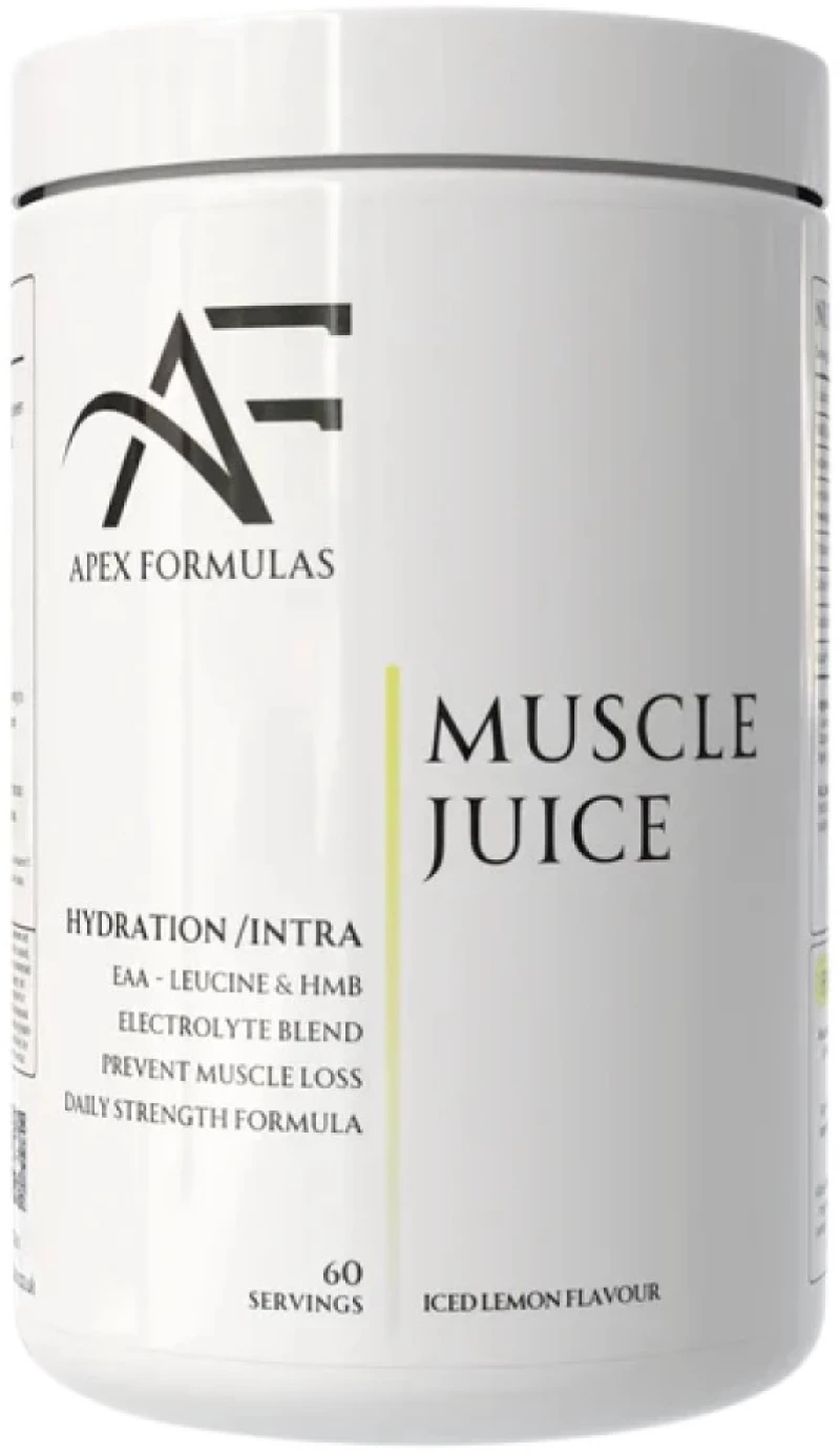 Apex Formulas Muscle Juice | with HMB, L-Leucine & Electrolytes [780 Γραμμάρια] Λεμόνι