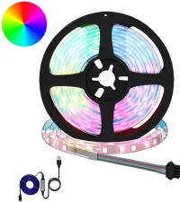 Λωρίδα LED 4 pcs Μαύρο και Διαφανές 210 x 0,8 x 0,3 εκ. |3429110
