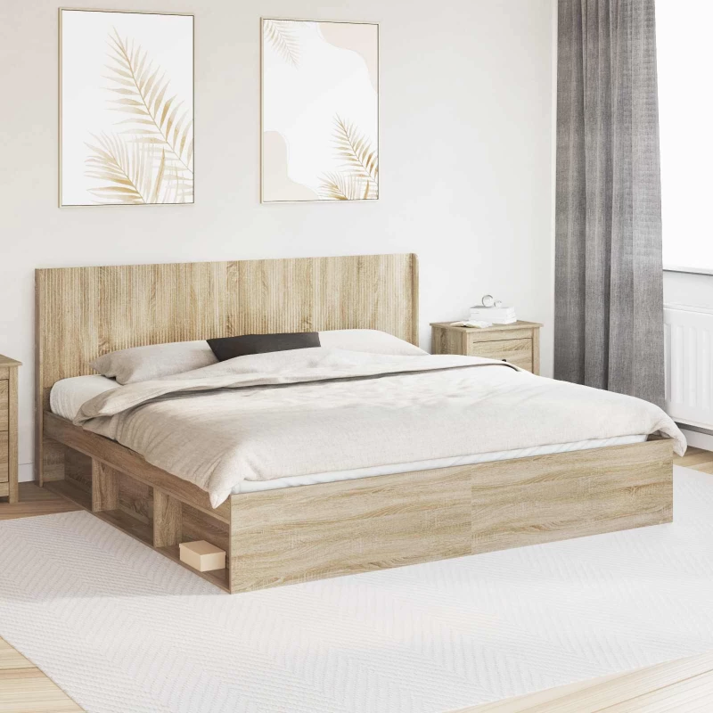 Καλάθι με αποθήκη και κεφαλάρι Sonoma Δρυς 200 x 200 cm |3413815