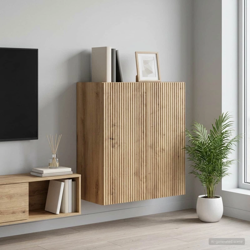 Τοίχου Ντουλάπα Artisan Δρυς 59 x 31 x 60 εκ Επεξεργασμένο Ξύλο |898414