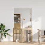 Πύλη Σκύλου με Στηρίγματα 2 pcs Sonoma Δρυς 80 x 80 cm |892074