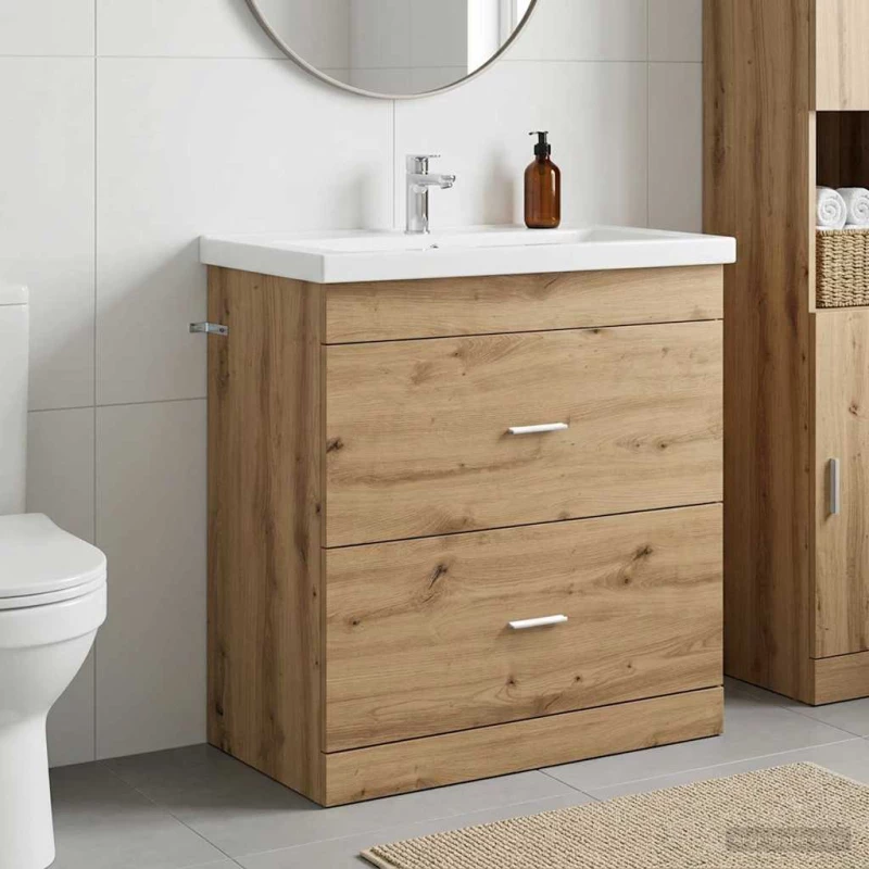 Ντουλάπι Κάτω από τον Νιπτήρα Artisan Δρυς 78,5 x 37,5 x 81 εκ |890719