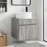 Επιτοίχιος νιπτήρας βανίλιας Γκρι Sonoma 49 x 44,5 x 65,5 εκ |890628