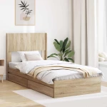 Καλάθι με αποθήκη και κεφαλάρι Sonoma Δρυς 75 x 190 cm |3414427