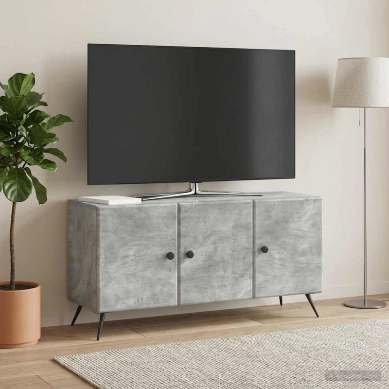 Ντουλάπι TV Γκρι Σκυροδέματος 99 x 34,5 x 50 εκ. |895638