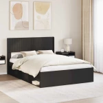 Καλάθι με αποθήκη και κεφαλάρι Μαύρο 135 x 190 cm |3414220