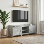 Ντουλάπι TV 130 x 33 x 47 εκ Γκρι Σκυροδέματος |8011174