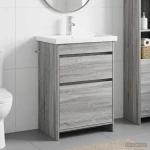Σετ Επίπλων Μπάνιου Γκρι Sonoma 61 x 40 x 84,5 εκ |3404263