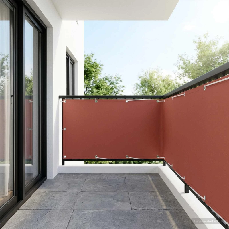 Αδιάφανο σκίαστρο μπαλκονιού 150 x 500 cm |42036497