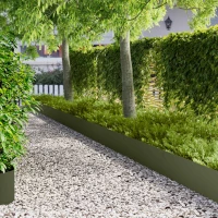 Περίγραμμα γκαζόν 20 pcs 103 x 30 εκ. μέταλλο Λαδί |8008315