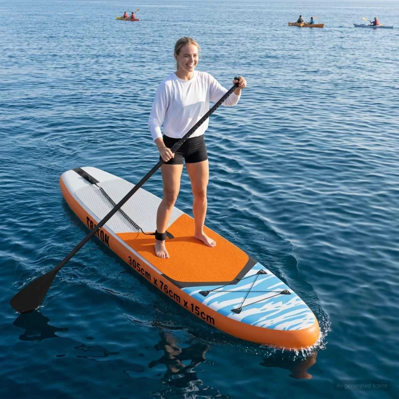Φουσκωτή σανίδα SUP TRITON 305 x 76 x 15 cm Μπλε για |42039115