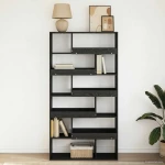 Ράφι βιβλίων Μαύρη δρυς 100 x 33 x 156,5 εκ Επεξεργασμένο ξύλο |3446641