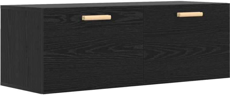 Ντουλάπα Τοίχου Μαύρη δρυς 100 x 36,5 x 35 cm |8009827