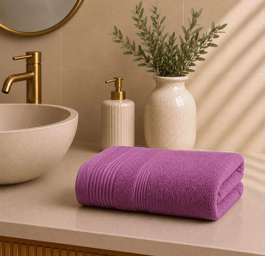 Πετσέτα Προσώπου 50×100 Dark Lilac - 50x100