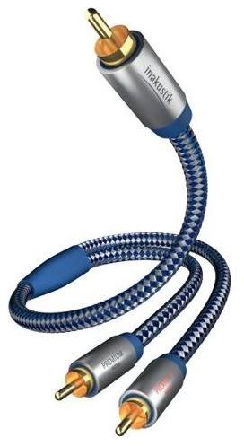 in-akustik Premium Y Subwoofer Cable Cinch - 2x Cinch 3,0 m (0040803)