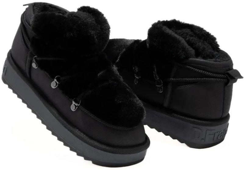 D.FRANKLIN ΓΥΝΑΙΚΕΙΟ ΜΠΟΤΑΚΙ NORDIC TRK FUR LOW BLACK DFSH370011-BLAC