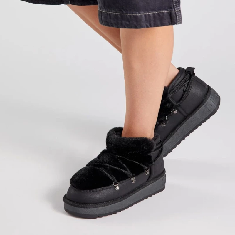 D.FRANKLIN ΓΥΝΑΙΚΕΙΟ ΜΠΟΤΑΚΙ NORDIC TRK FUR LOW BLACK DFSH370011-BLAC