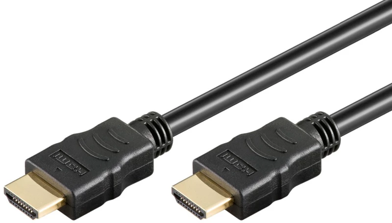GOOBAY καλώδιο HDMI 80101 με Ethernet  soft  4K/60Hz  18 Gbps  1m  μαύρο