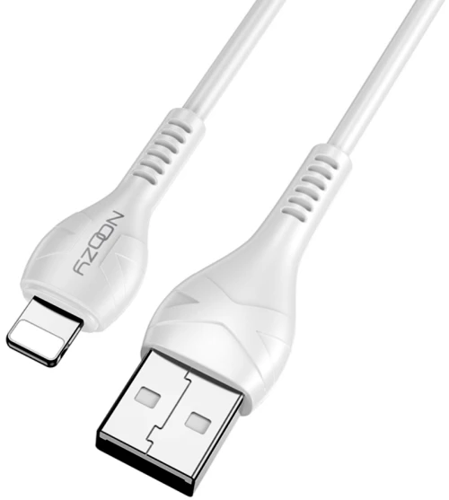 Καλώδιο Noozy A45 USB σε Lightning Λευκό 1m