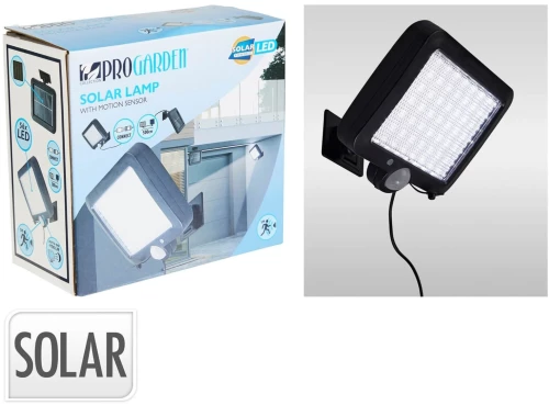 Ηλιακό φωτιστικο LED - 15x11cm - Μαύρο