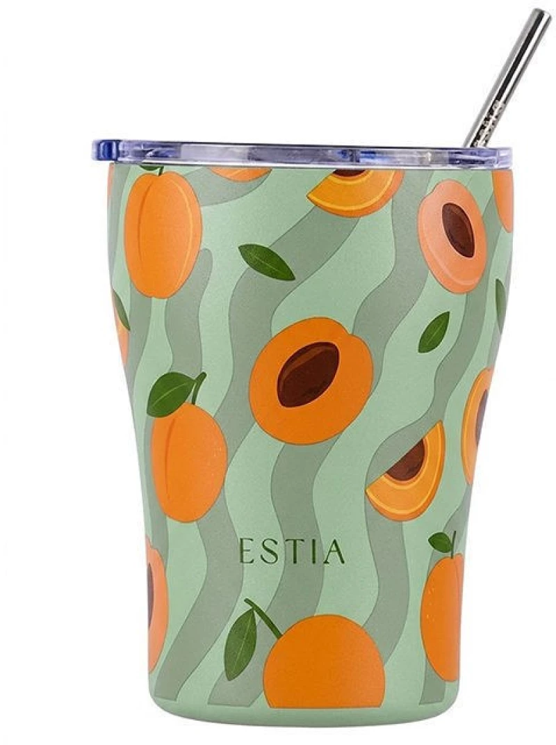ESTIA ΘΕΡΜΟΣ COFFEE MUG SAVE THE AEGEAN 350ml PEACH GARDEN